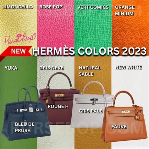 hermes oran colors 2023|new Hermes colors chart.